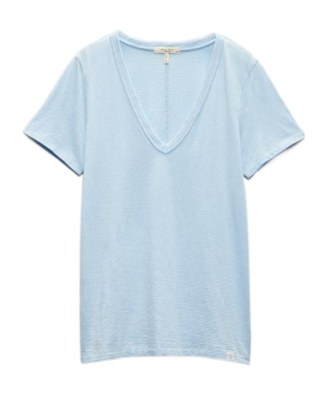 Rag & Bone Short-sleeved T-shirt In Blue