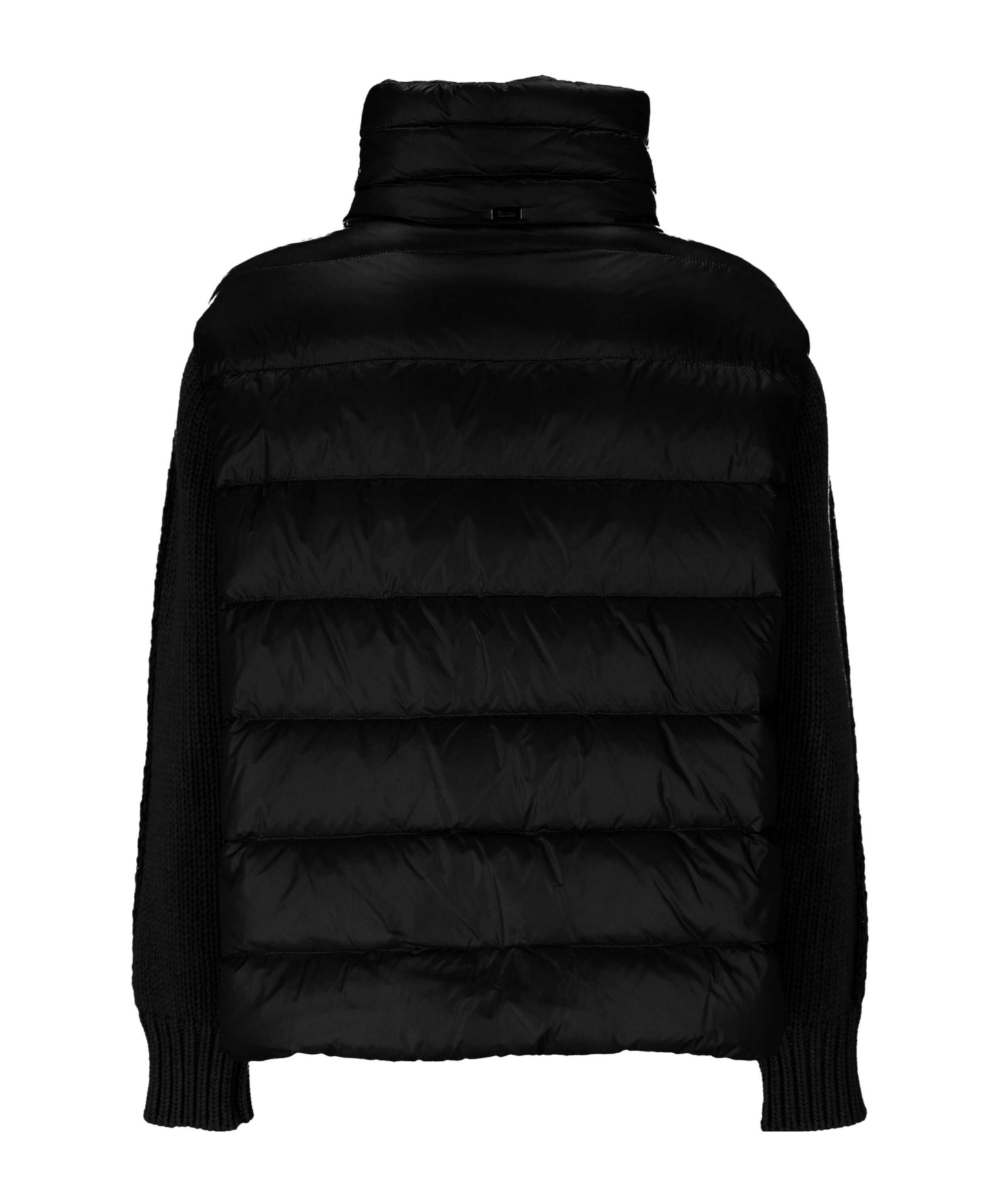Herno Ultralight Knitted Resort Jacket In Black