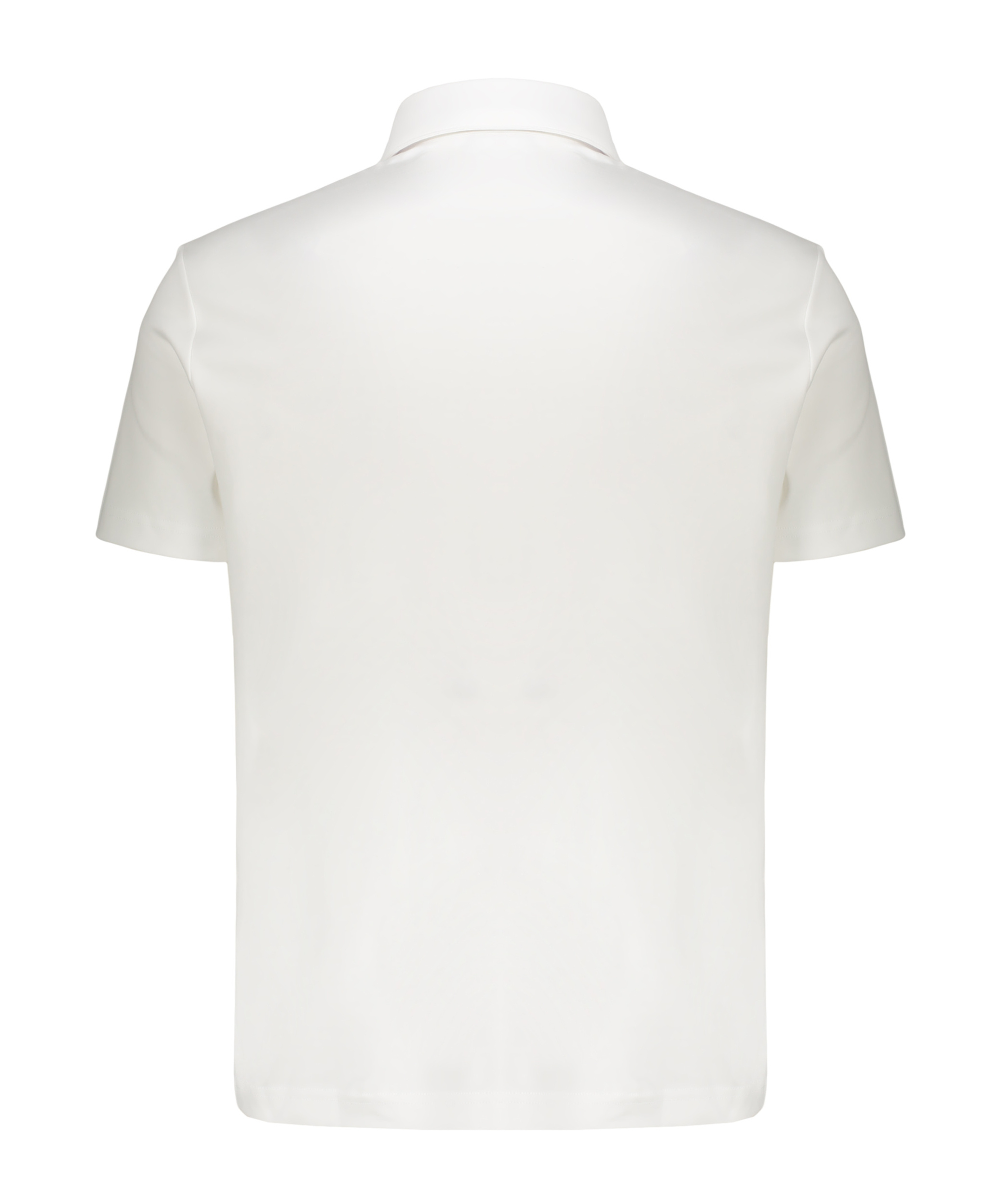Versace Short Sleeve Cotton Polo Shirt In White