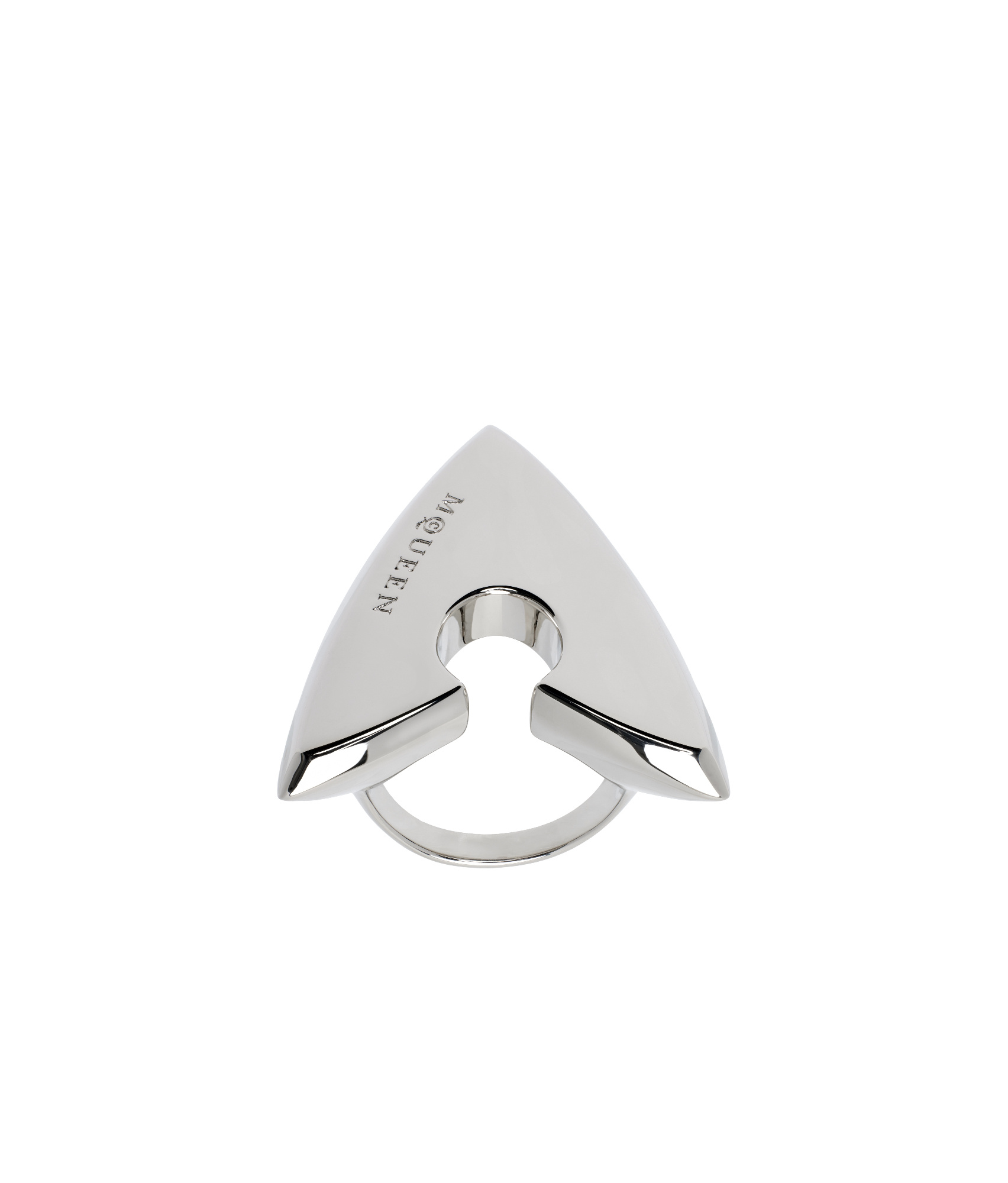 Alexander Mcqueen Silver Arrow Ring In Silver