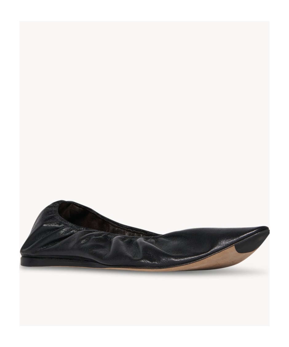 The Row Liisa Leather Ballet Flats
