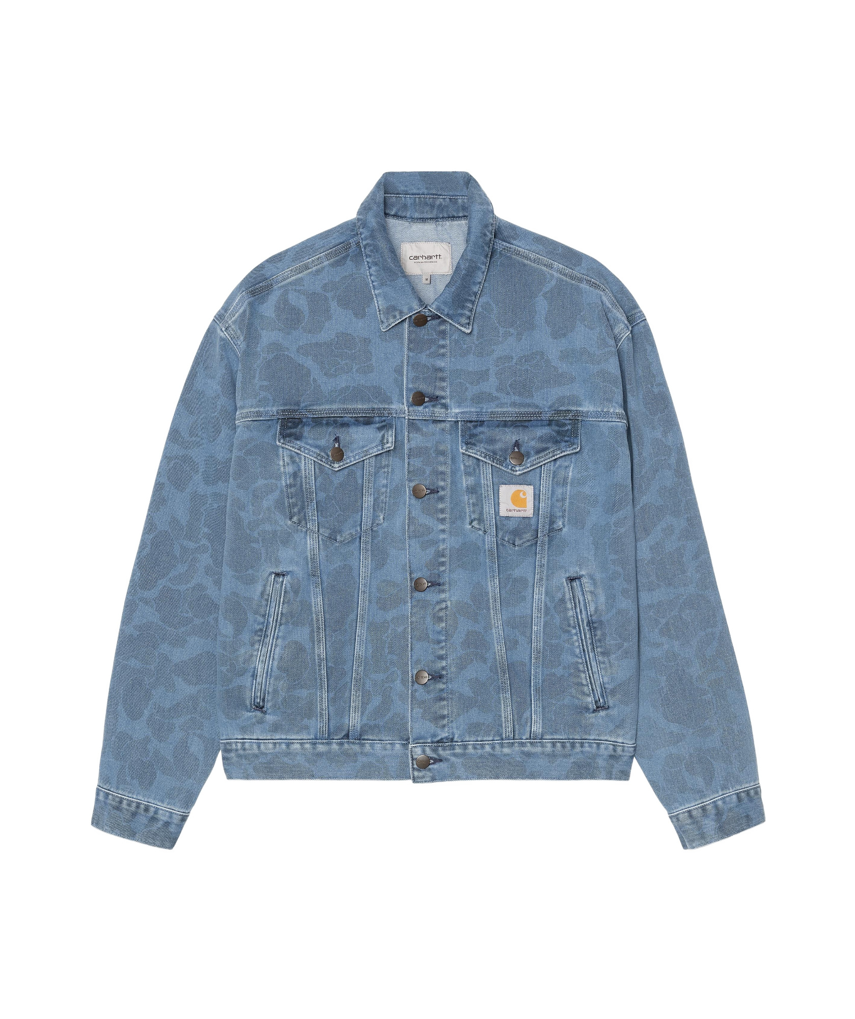 Carhartt Wip Duck Helston Denim Jacket In Blue