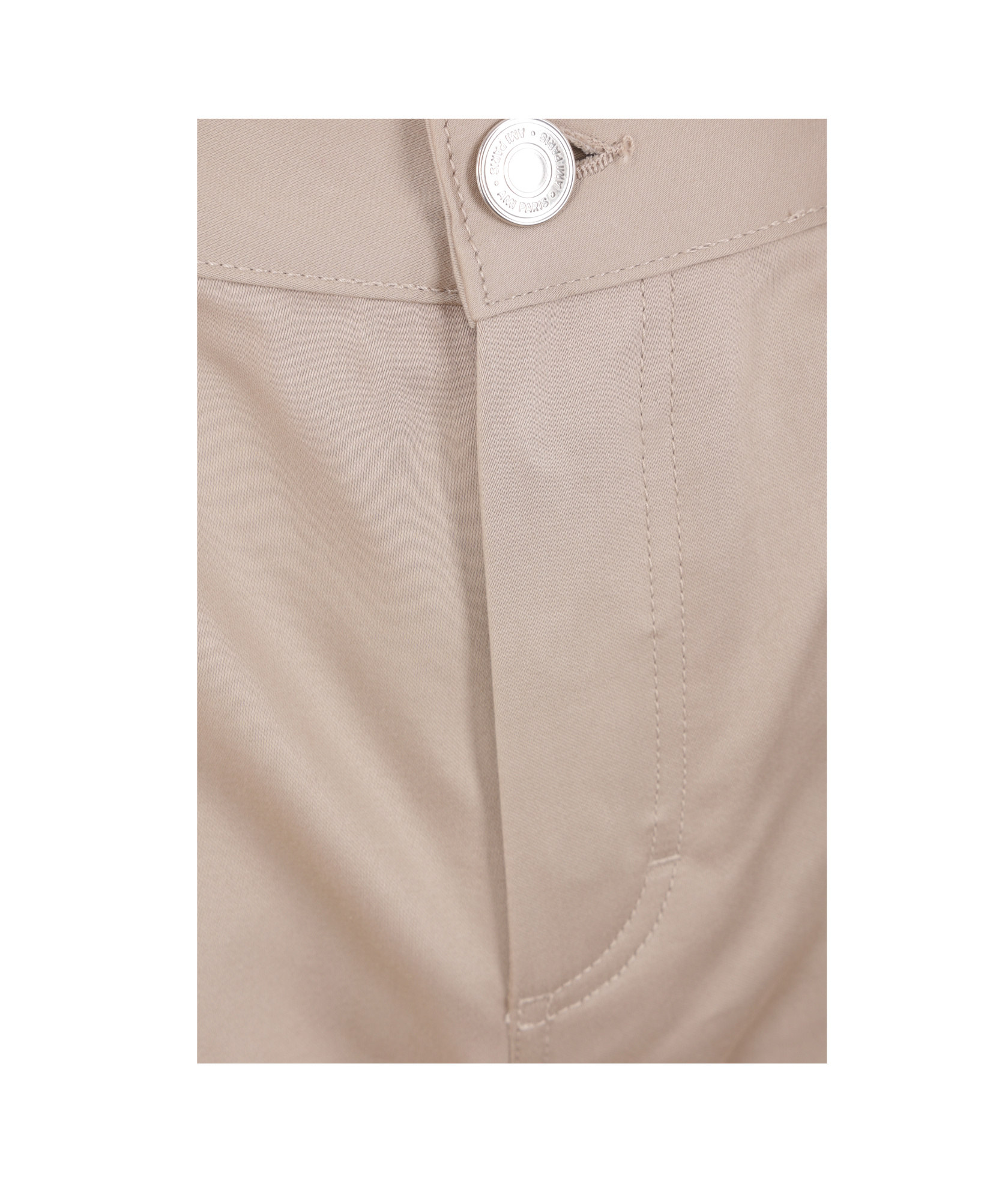 AMI ALEXANDRE MATTIUSSI AMI LOGO PATCH STRAIGHT LEG TROUSERS