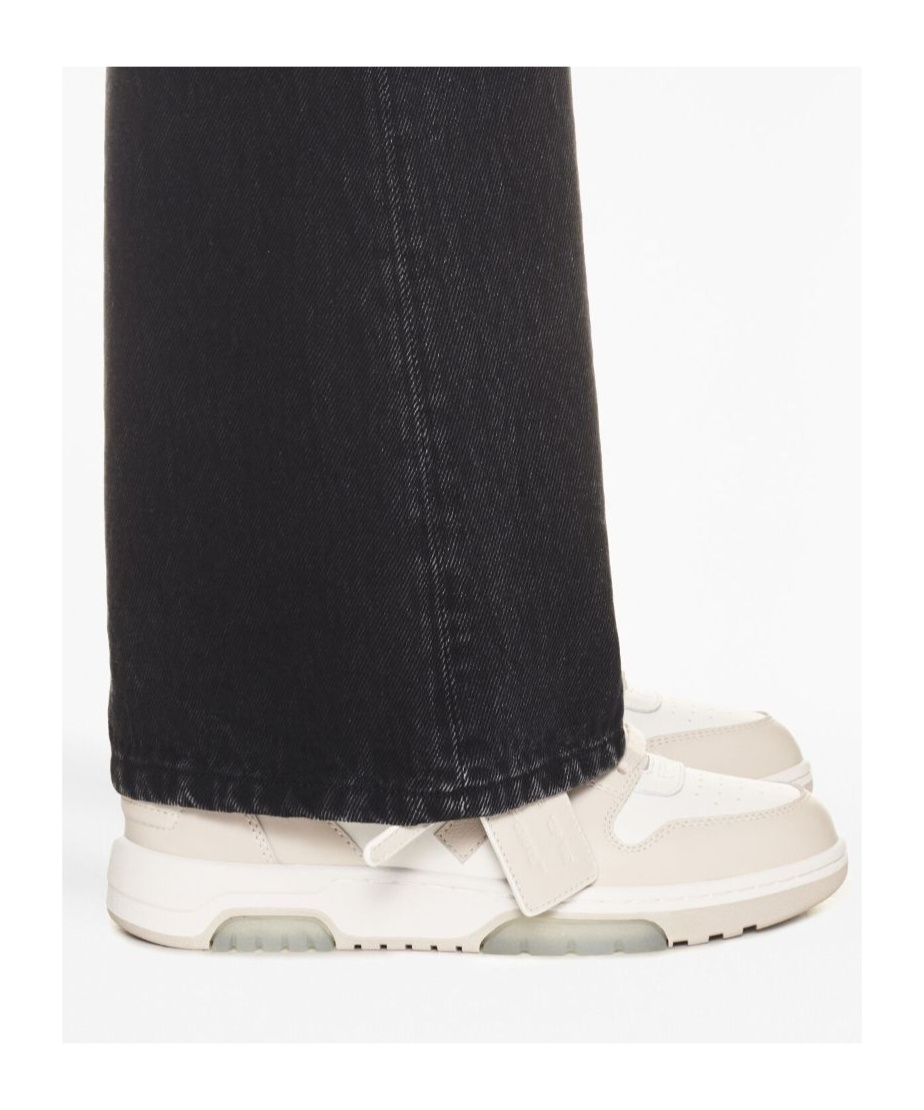 Off-white Off White Out Of Office Leather Sneakers In Nude
