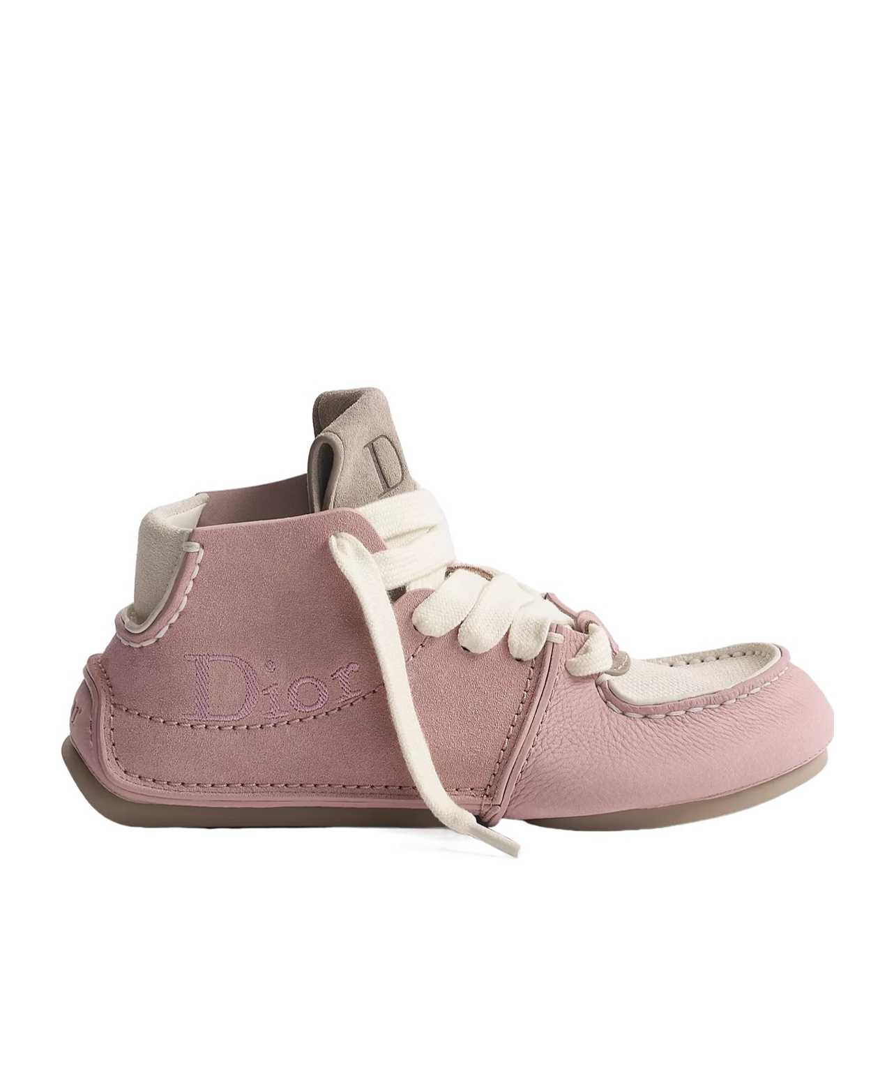Dior Roadie Lace-up Boot In Pink