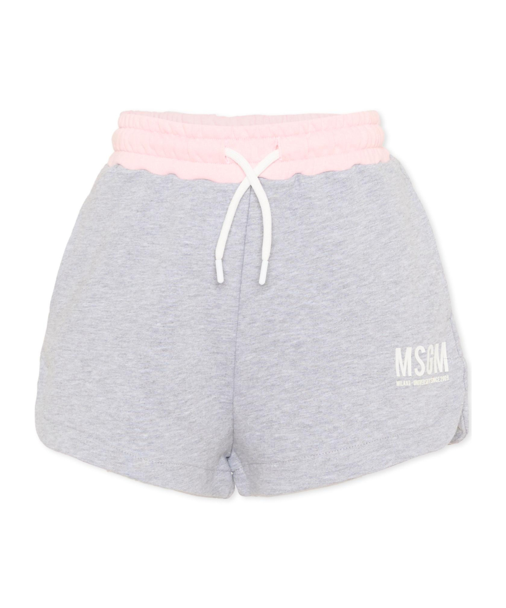 Msgm Kids Drawstring Shorts In Multi
