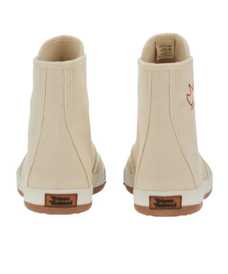 Vivienne Westwood High Top Sneaker In Neutral