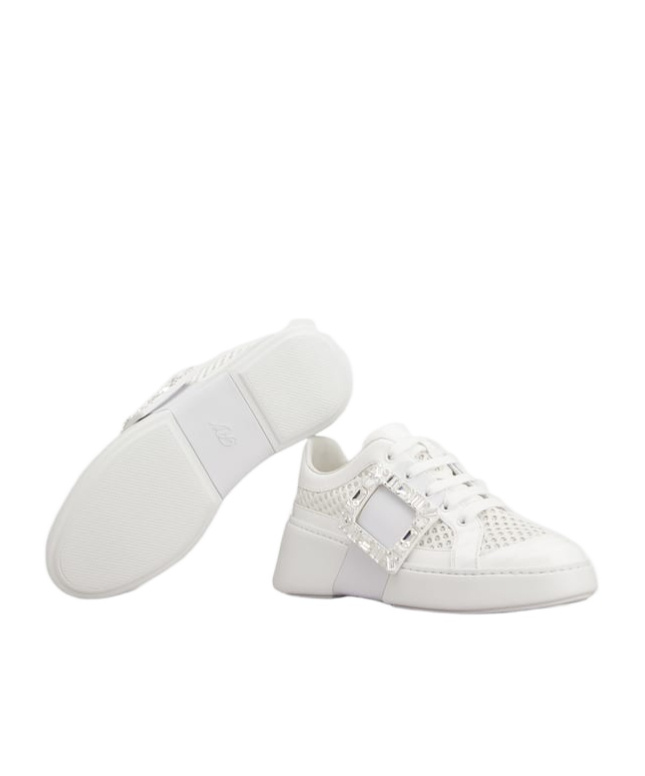 Roger Vivier Viv' Skate Sneakers In Fabric