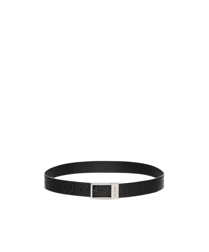 Gucci Gg Belt In Black