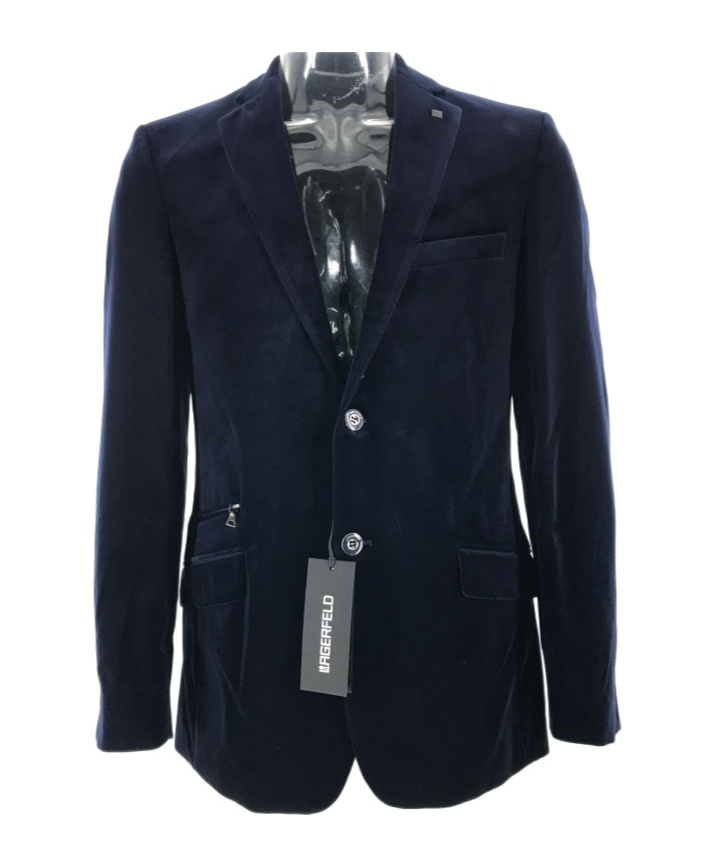 Karl Lagerfeld Single-breasted Suit Jacket In Black