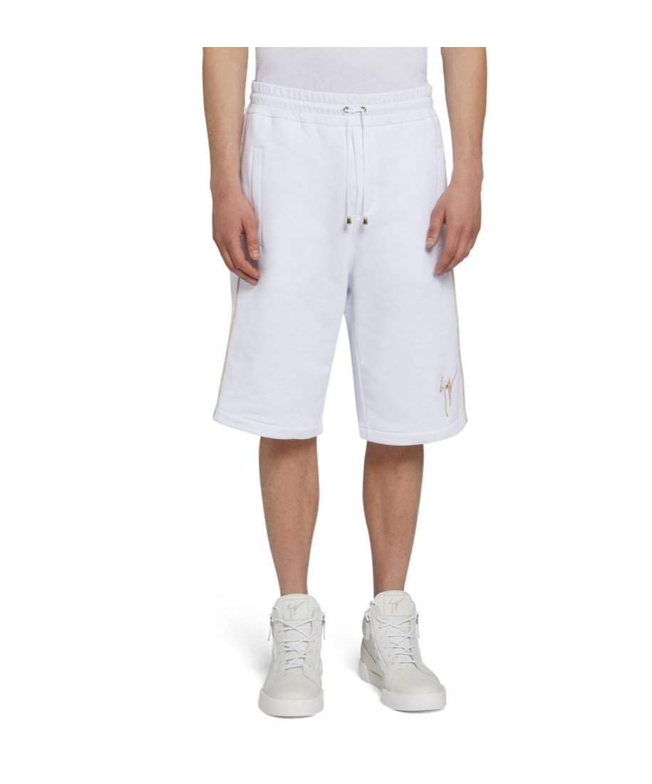 Giuseppe Zanotti Lr 16 Track Shorts In White