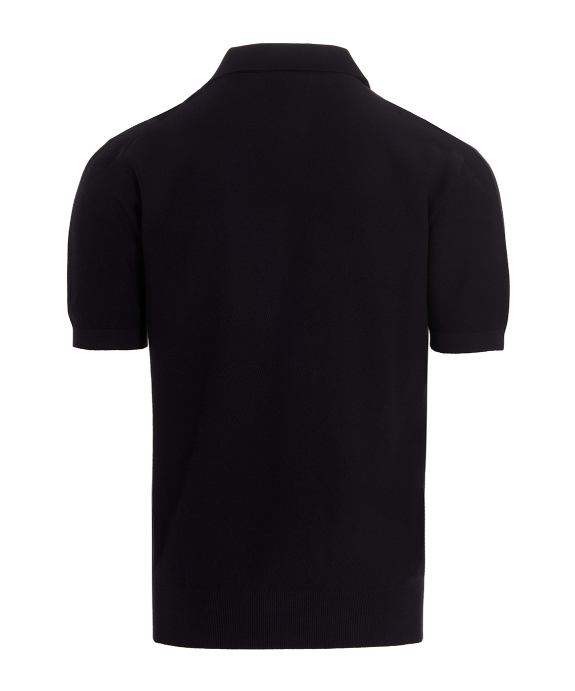 Loro Piana Walkery Cotton And Silk Polo Shirt In Black