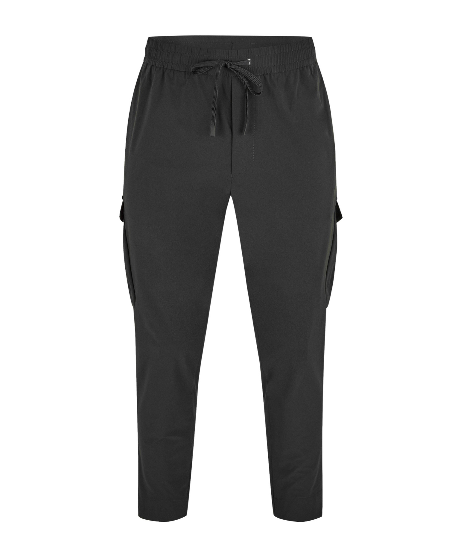 Hugo Boss Drawstring Cargo Jogger Pants In Black