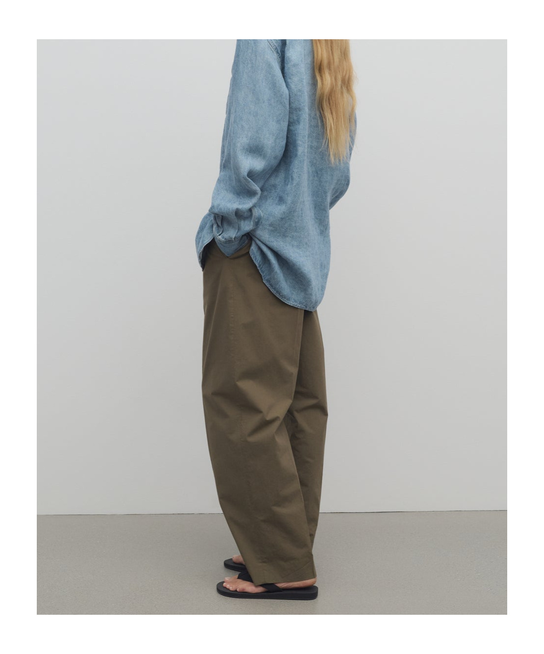 The Row Belt Loop Track Pants In Green