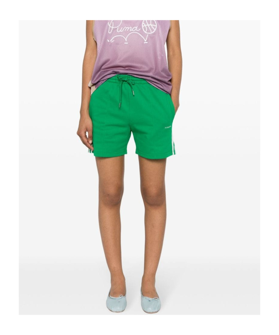 P.A.R.O.S.H STRIPED JERSEY SHORTS