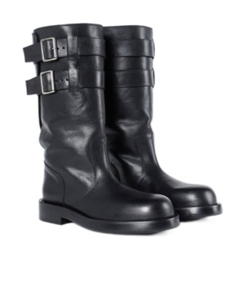 Ann Demeulemeester Osmo Boots In Grained In Black