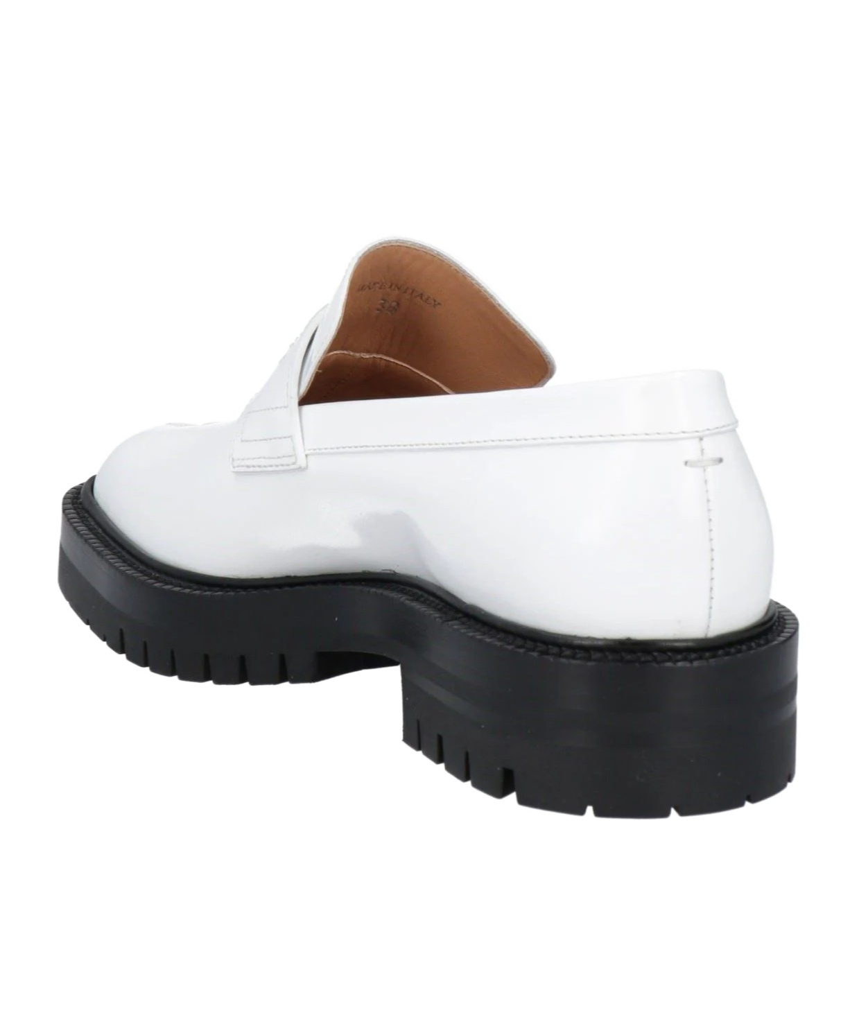 Maison Margiela Platform Loafers In White