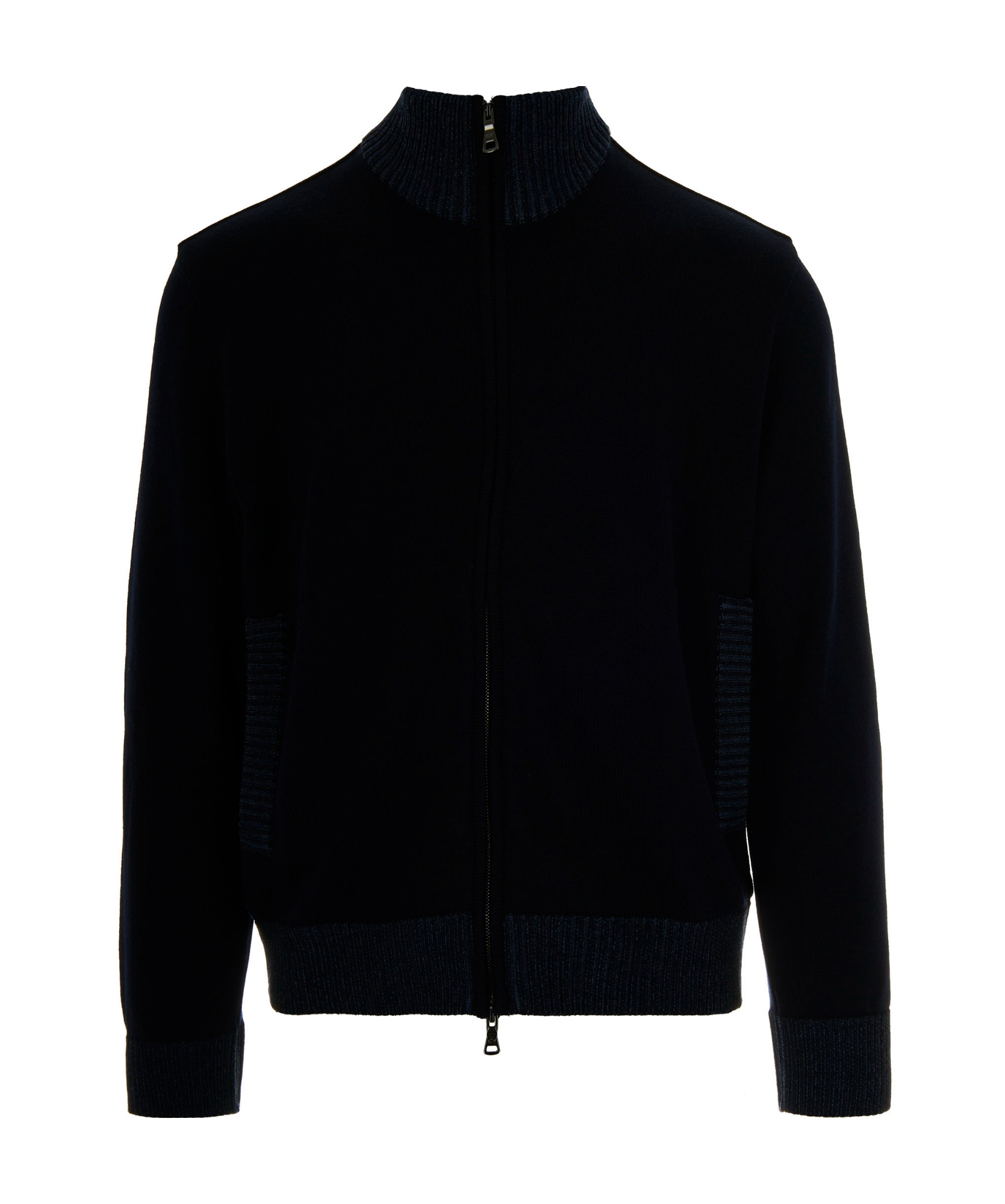 Paul & Shark Cardigan Full Zip Blu In Black
