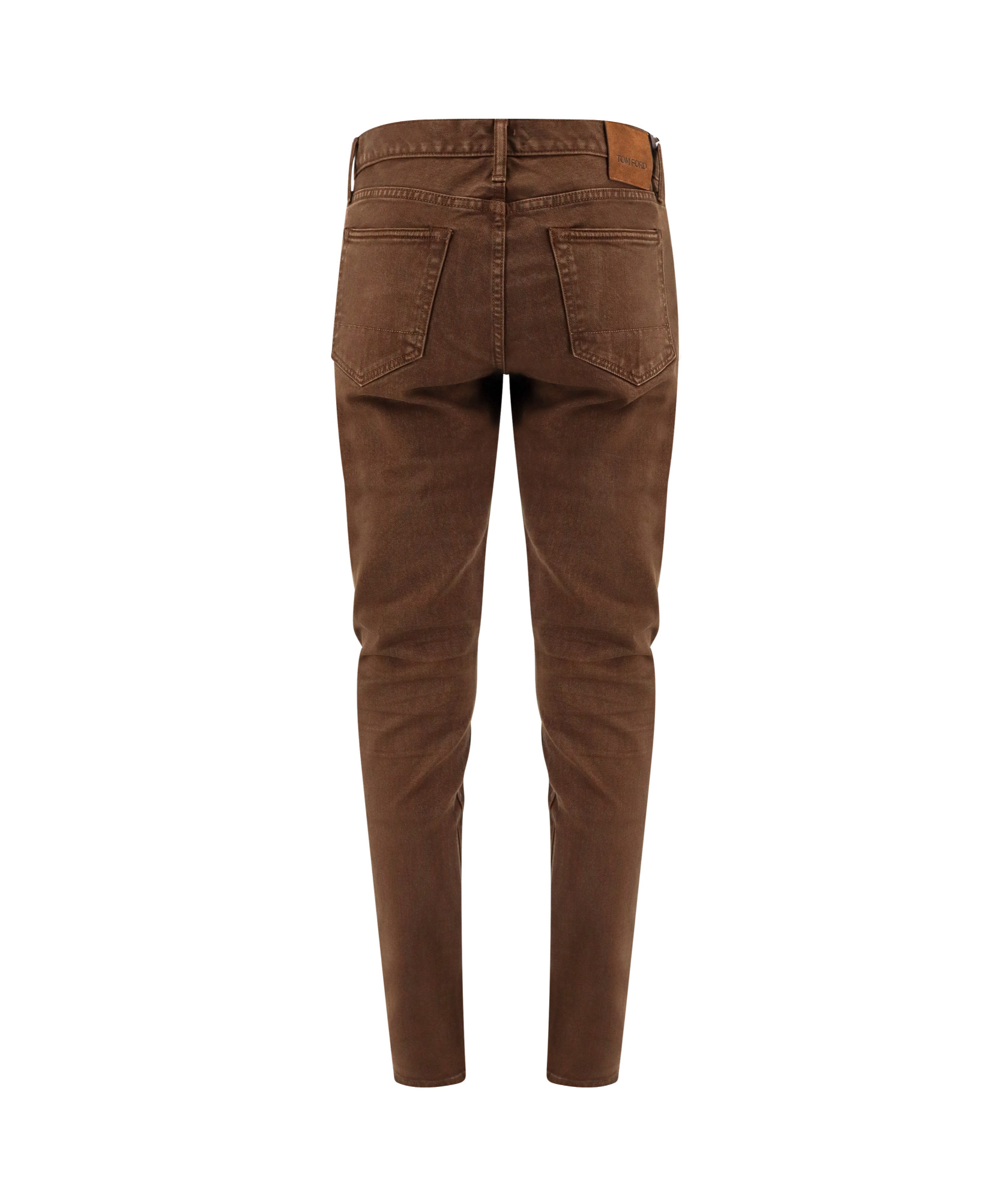 Tom Ford Brown Denim Trouser In Brown