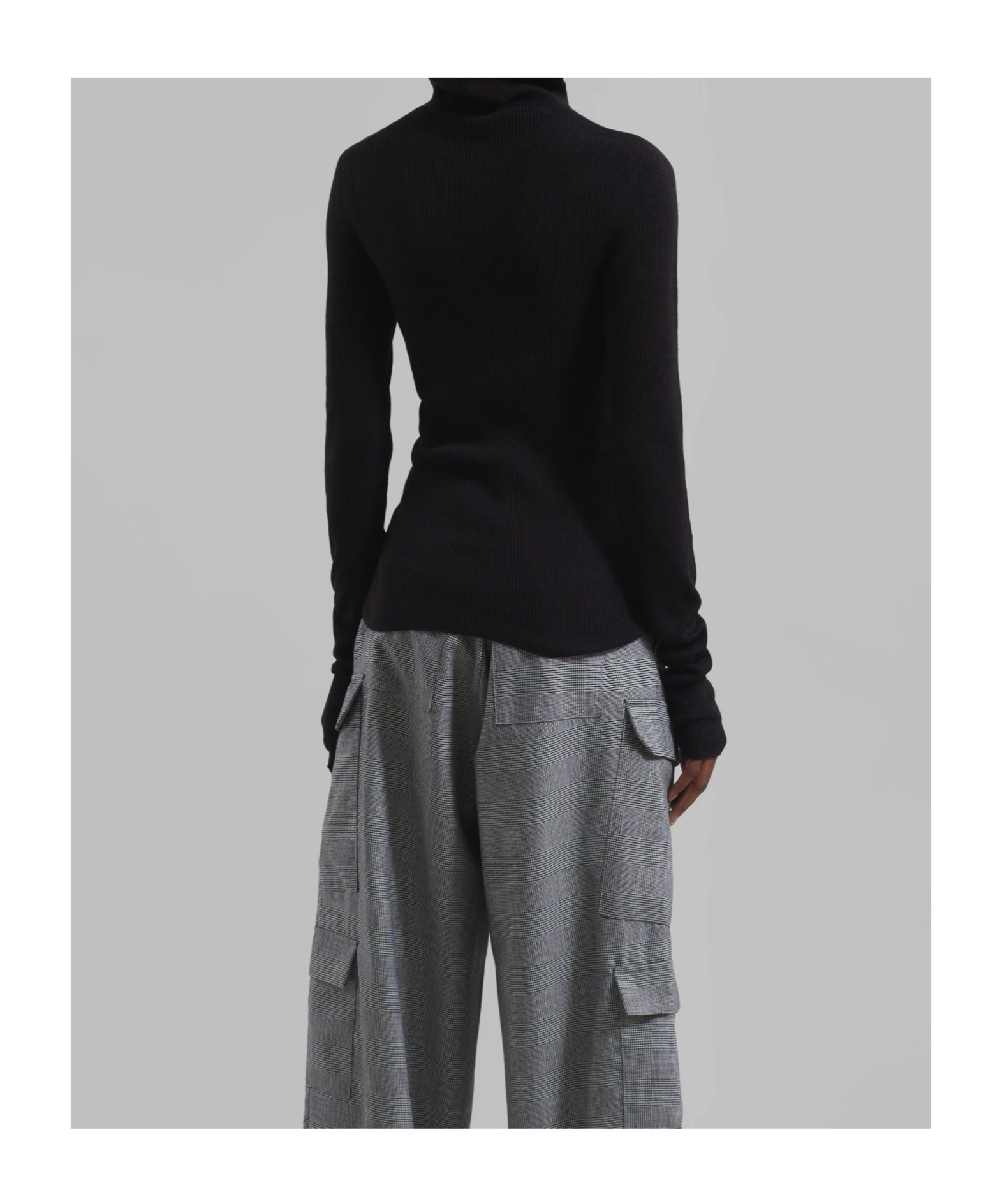 Shop The Frankie Shop Danae Hooded Knit Top - Black