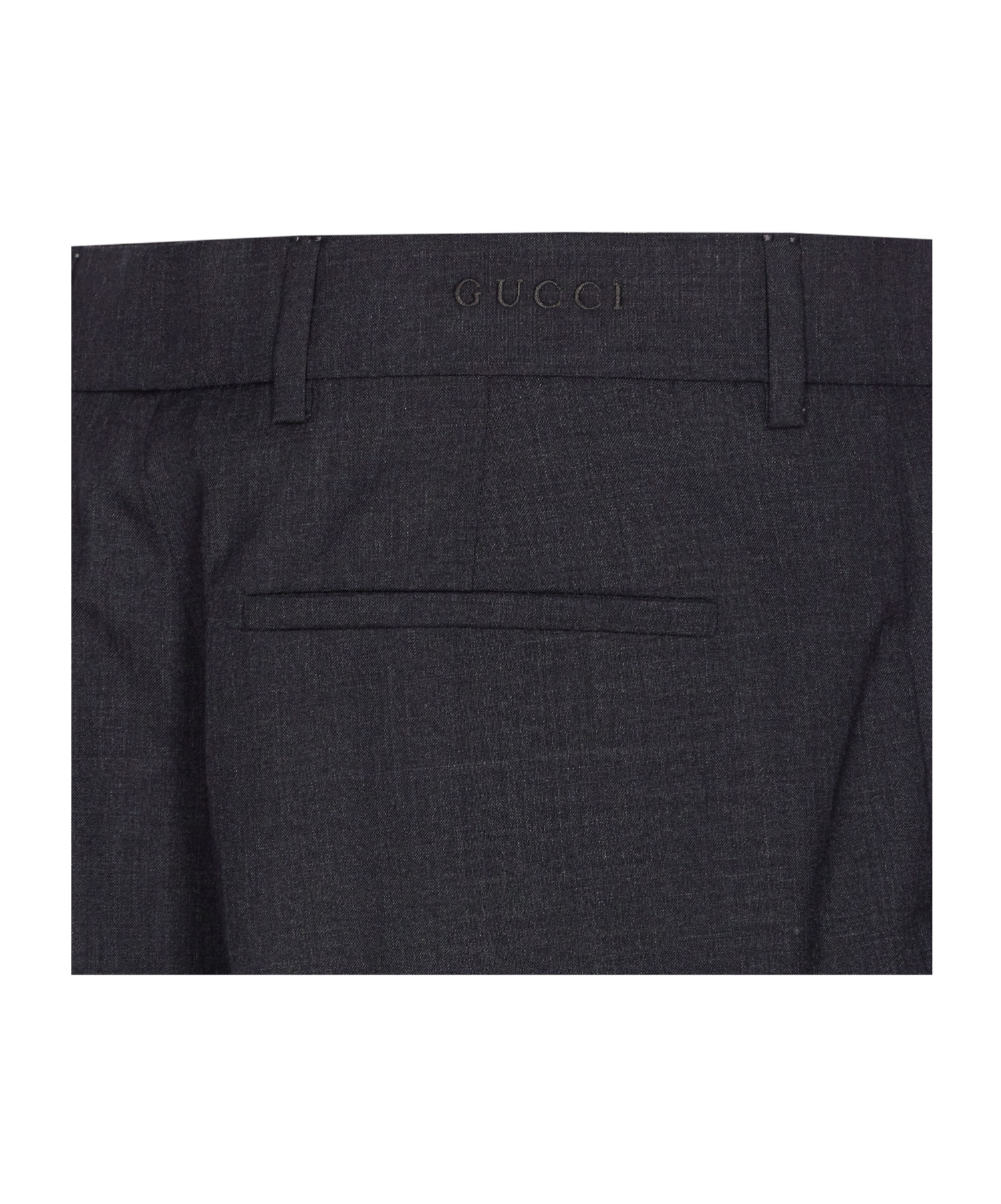 Gucci Belt Loops Slacks In Black