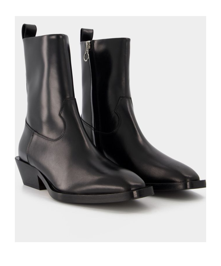 Aeyde Luis Suede Ankle Boots In Black