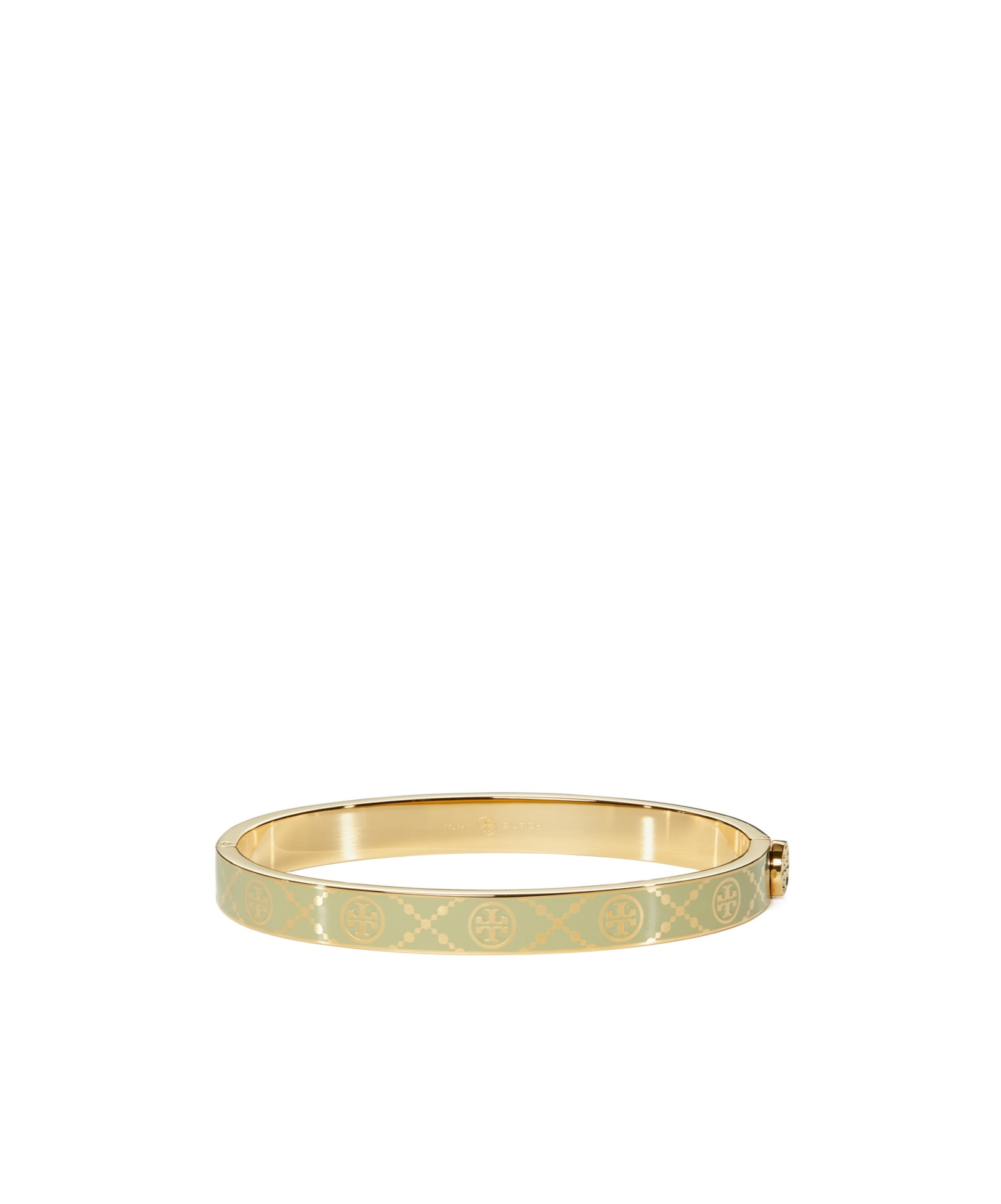 Tory Burch Hinged Bracelet In Yellow