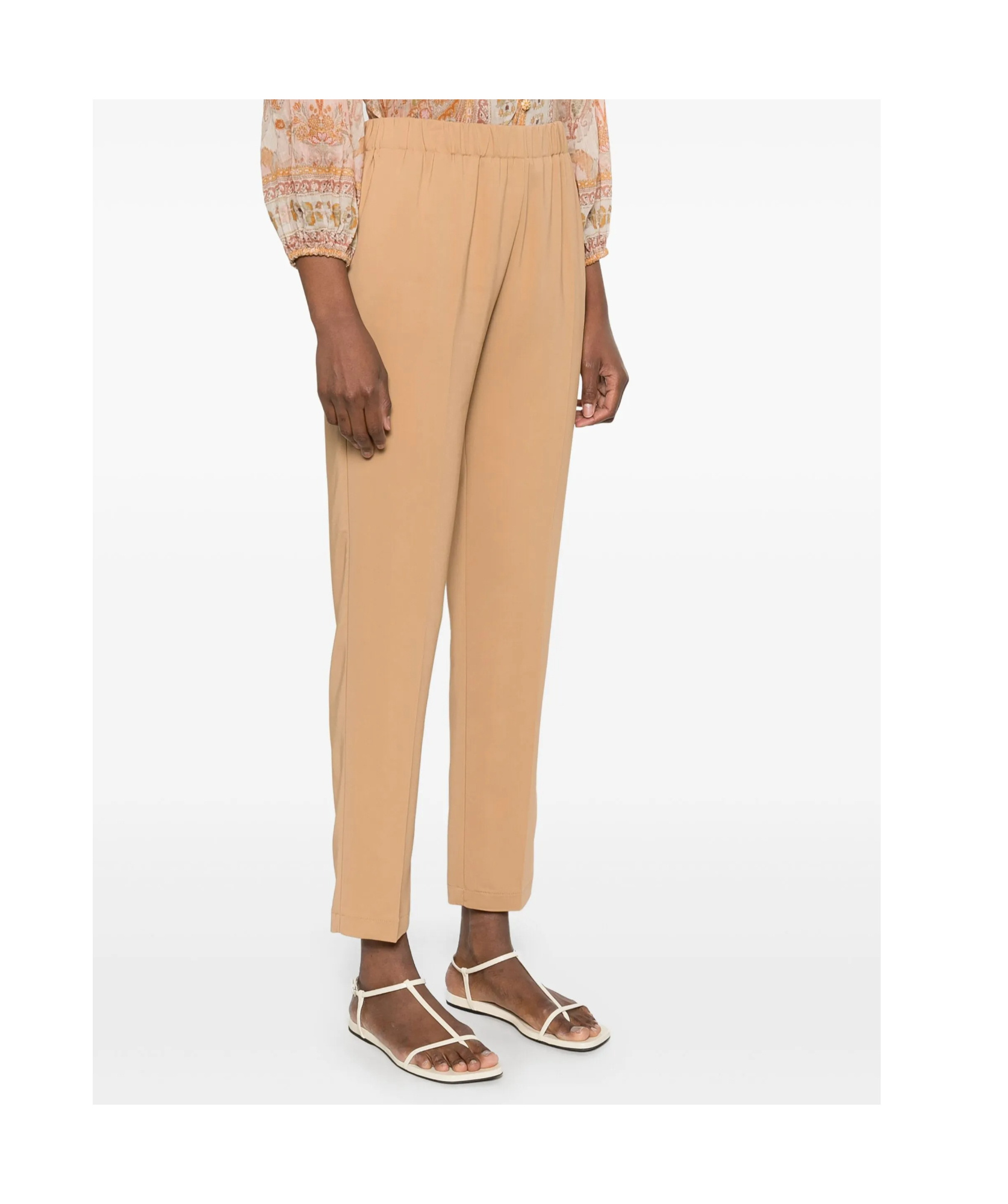 Shop Forte Forte Elastic Waist Casual Pants