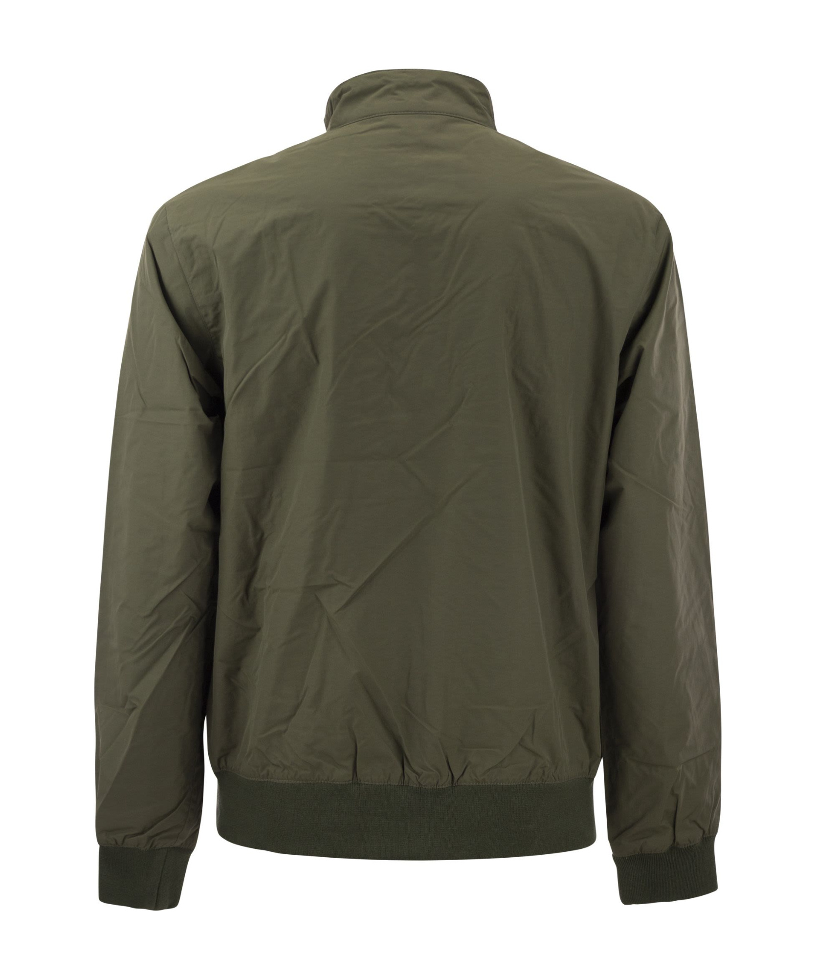 Shop Barbour Zipper Casual Jacket In Green