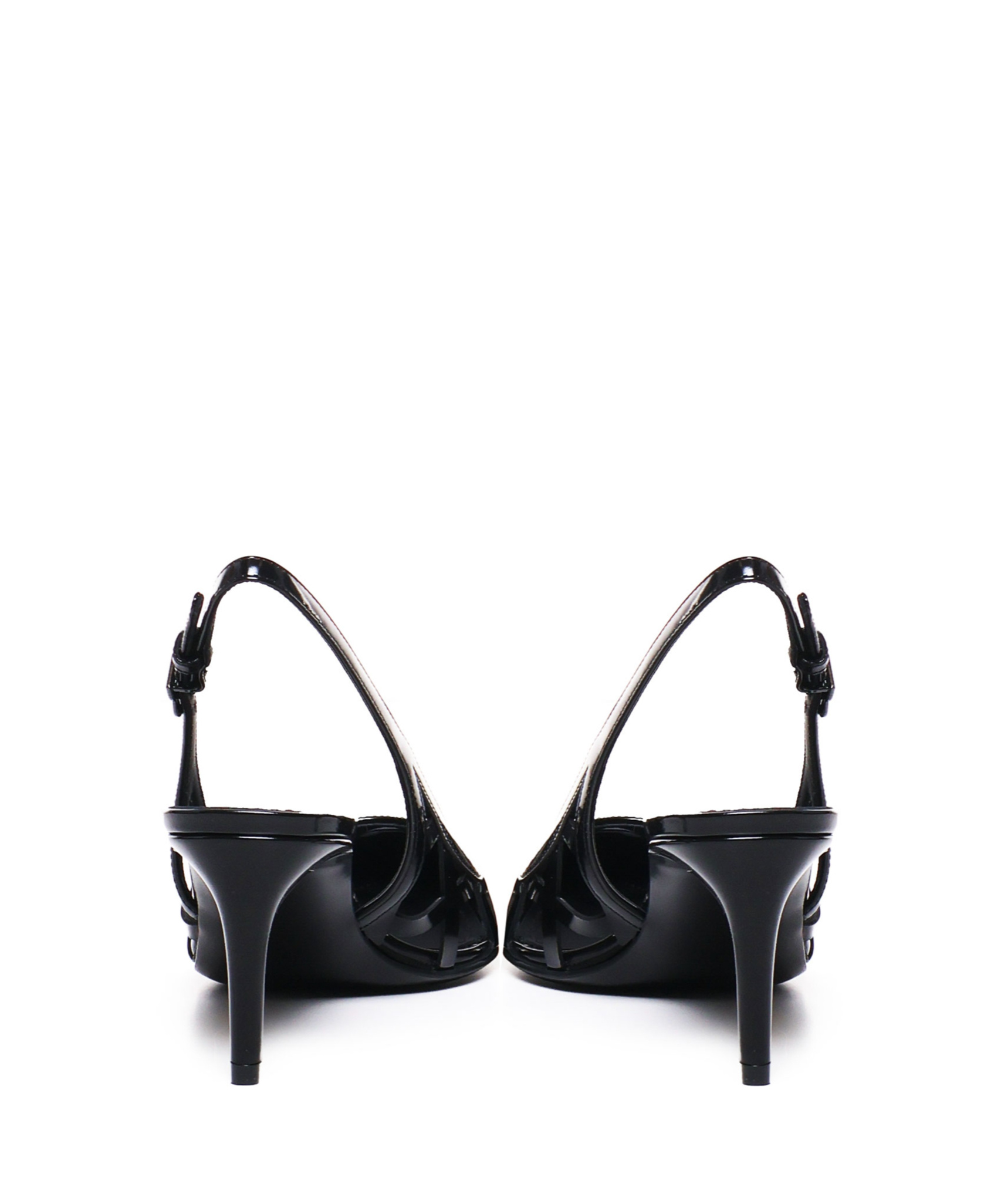 Dolce & Gabbana Pointed-toe Lace-panelled Pumps In Black