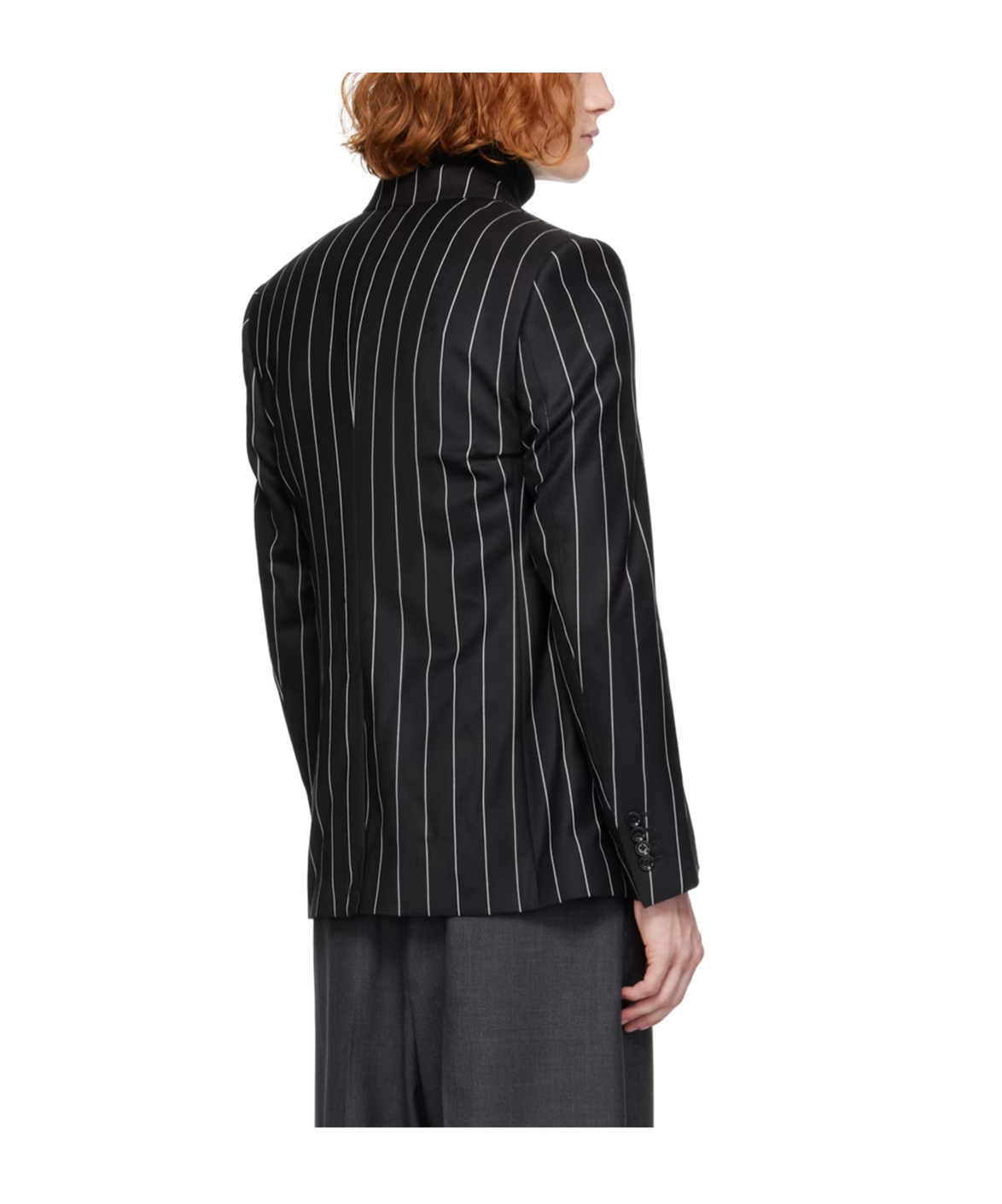 Dolce & Gabbana Double-breasted Blazer In Black