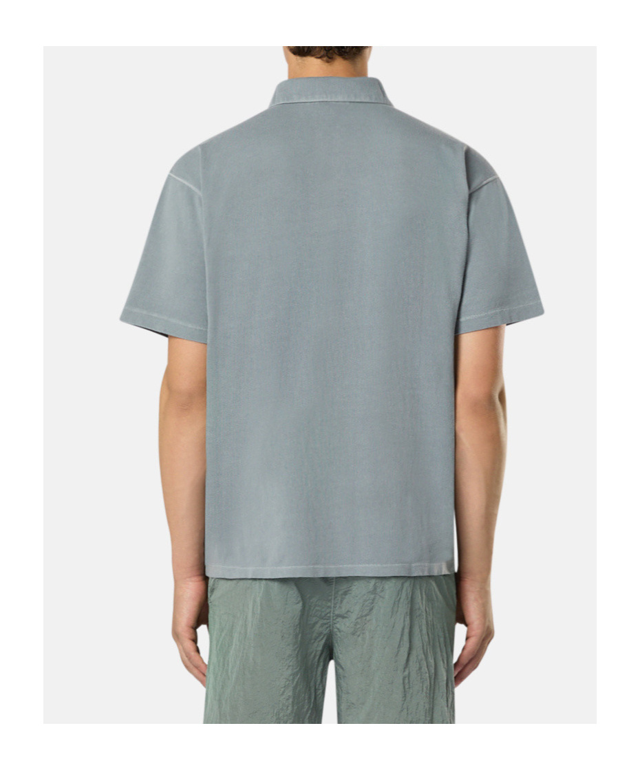 Stone Island Logo-embroidered Polo Shirt