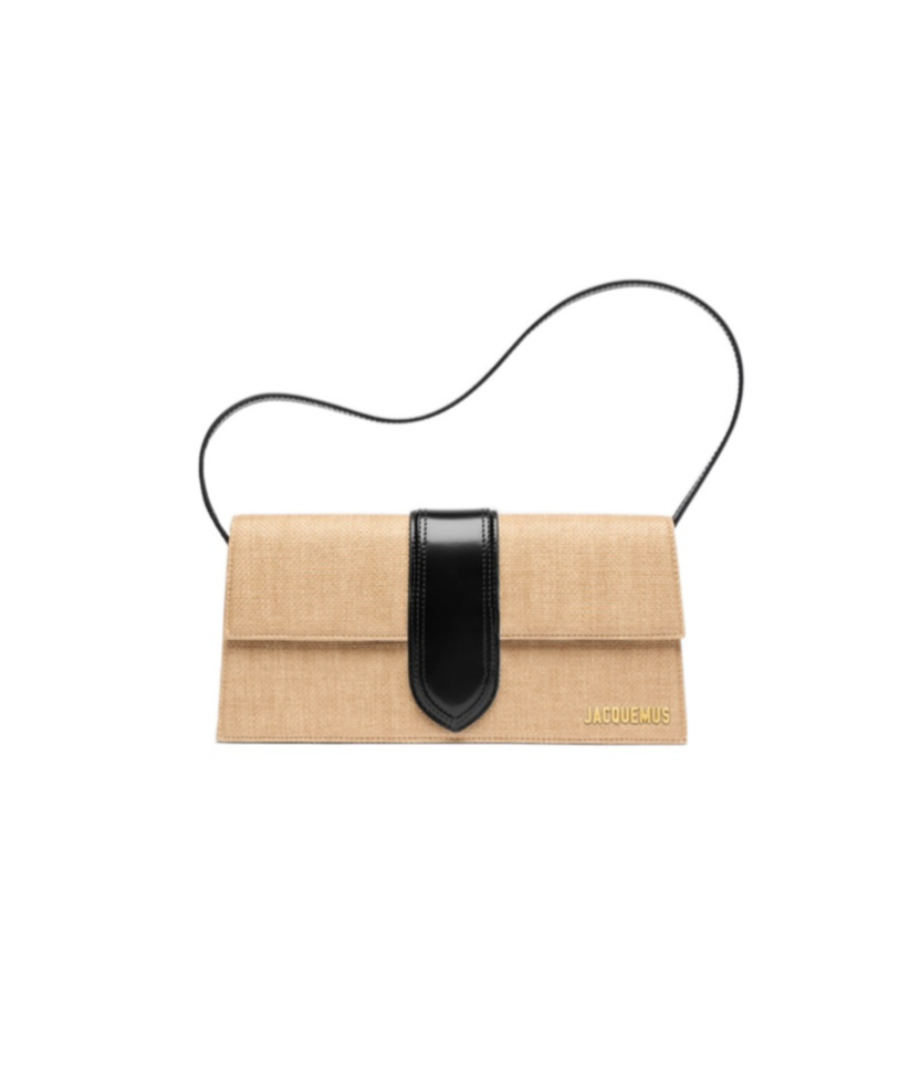 Jacquemus Chic Mini Long Shopping Bag In Nude
