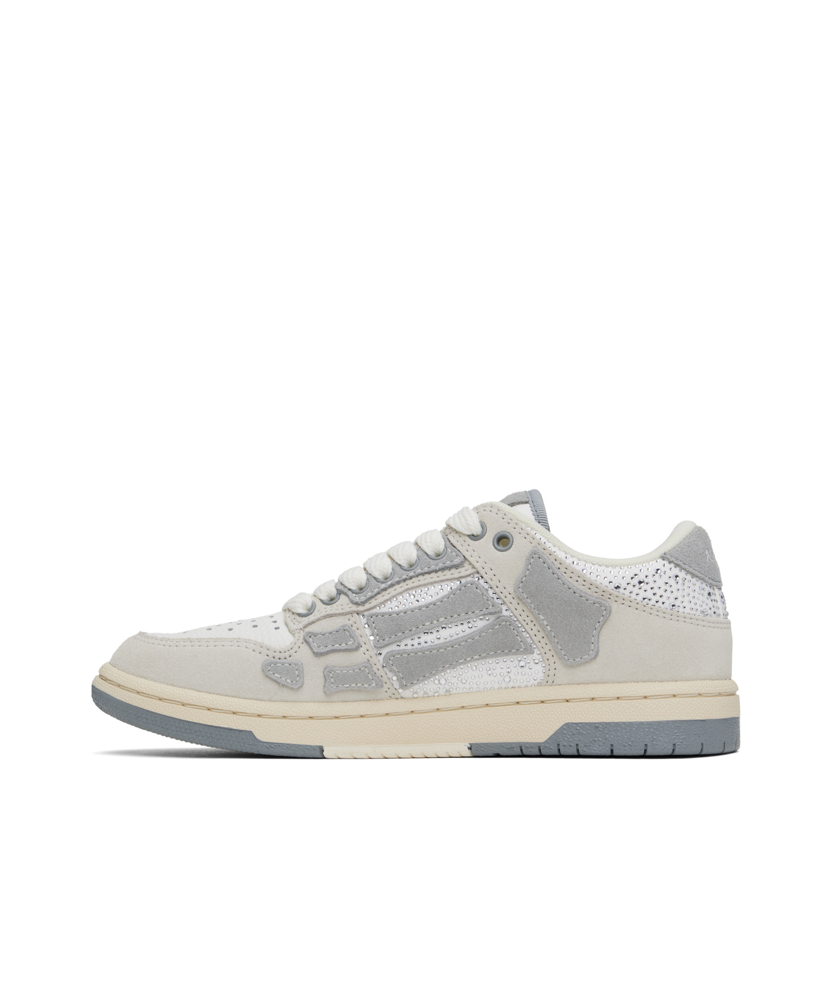 Amiri Round Toe Sneakers In Birch
