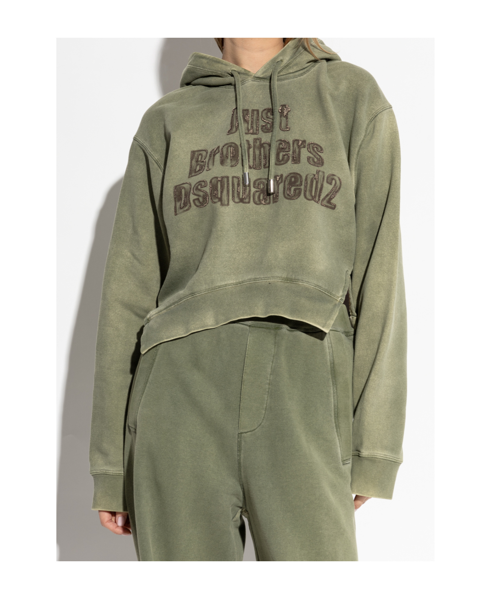 Dsquared2 Long-sleeved Sweater In Nude