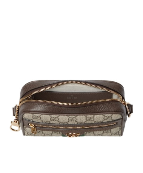 Gucci Ophidia Mini Shoulder Bag In Nude