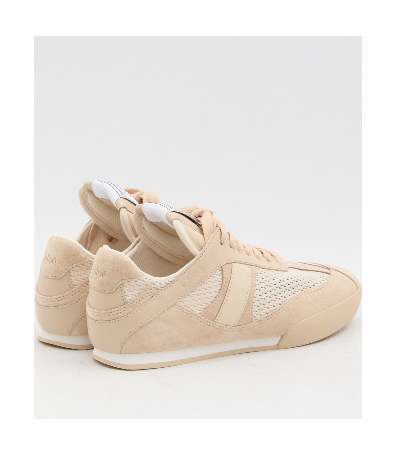 Chloé Kick Sneakers In Nude