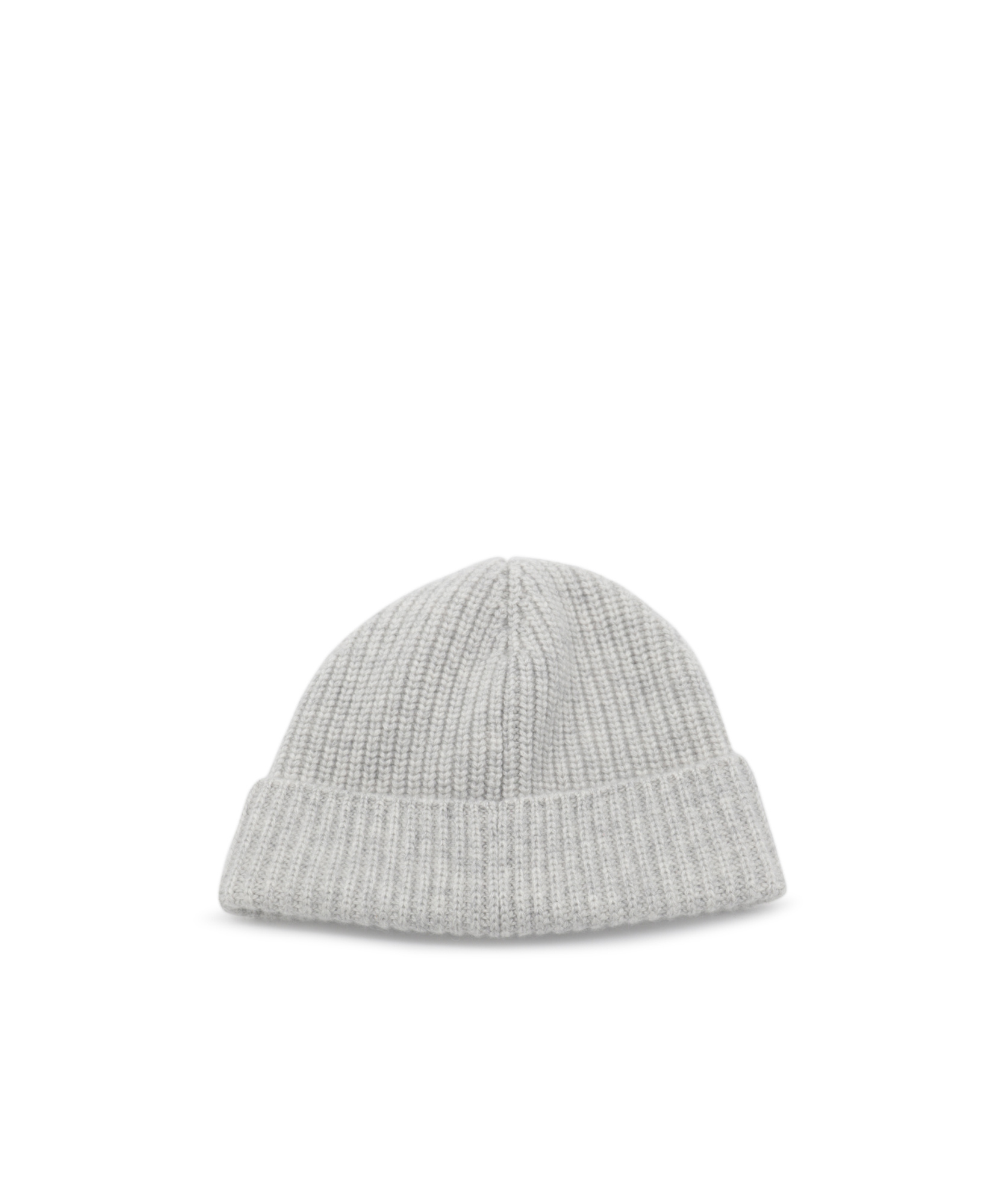 Celine Rib Knitted Hat In Gray
