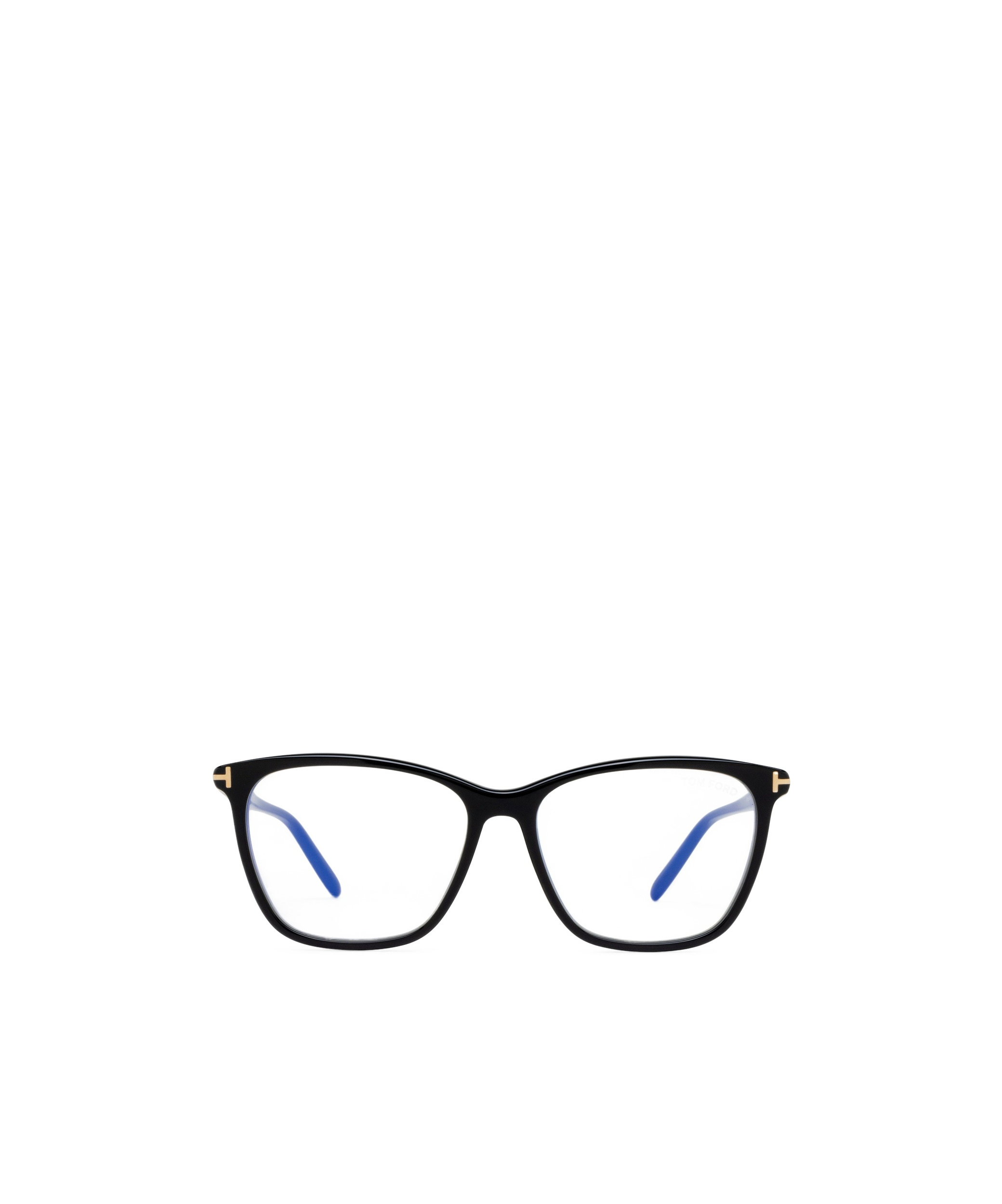 Tom Ford Geometric Frame Plain Mirror In Black