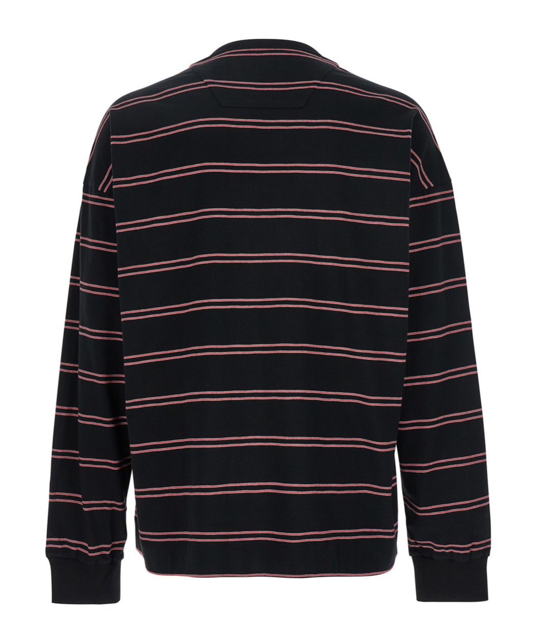 Juunj Pinstripe Long-sleeved T-shirt In Black