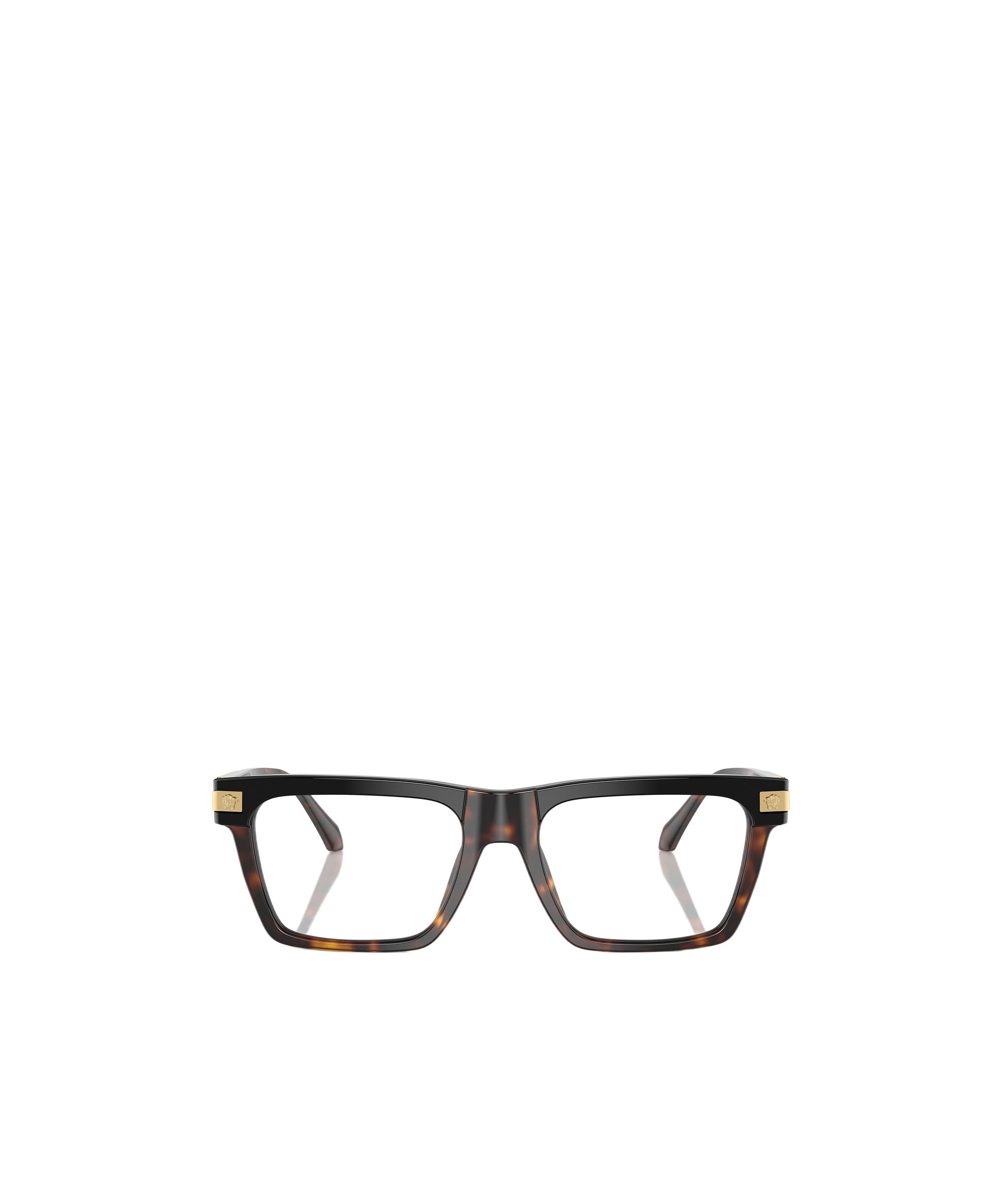 Versace Square-frame Glasses In Black