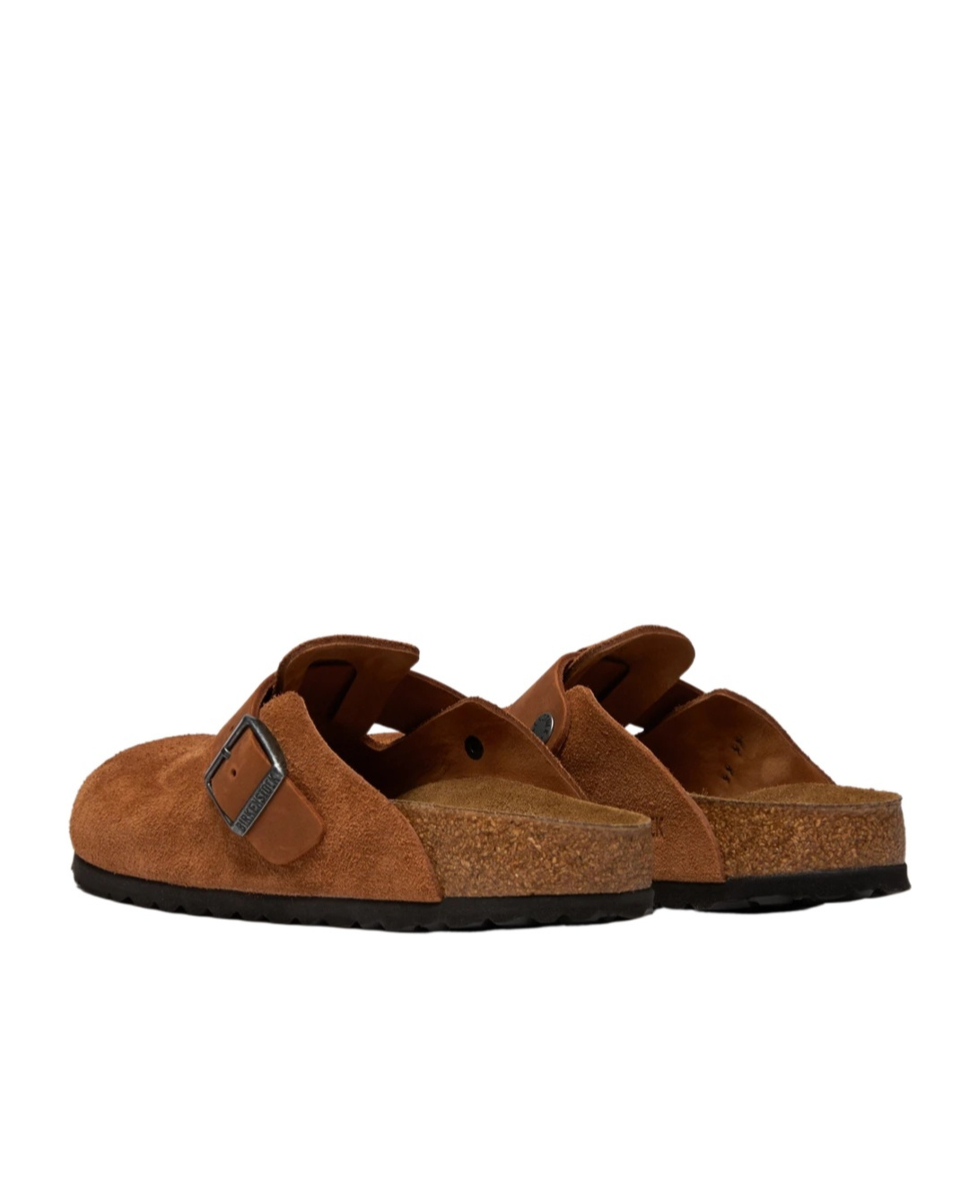 Birkenstock Tan Boston Soft Footbed Clogs In Brown