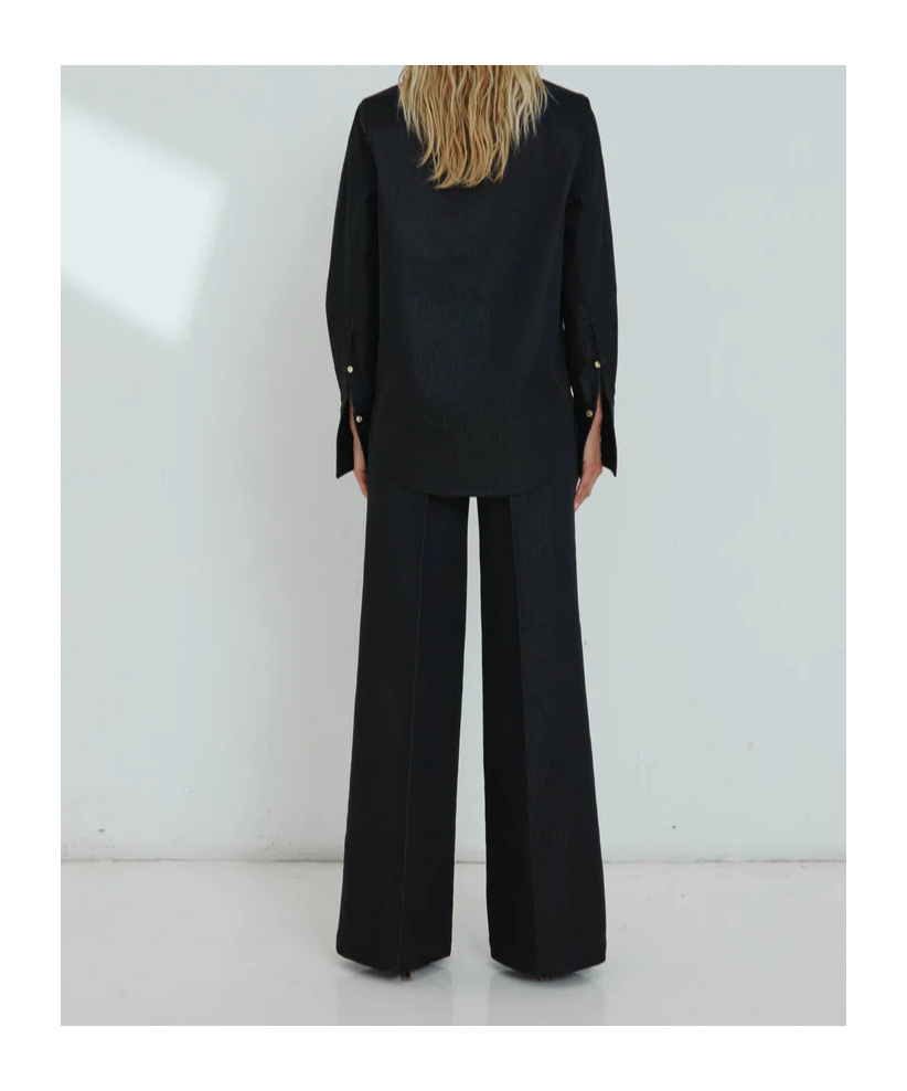 Darkpark Poppy Belt-loops Pants In Blue