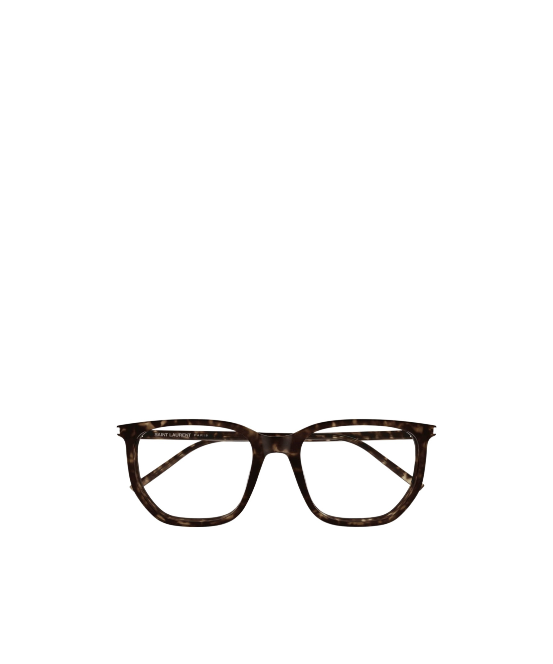 Saint Laurent Geometric-frame Glasses In Black