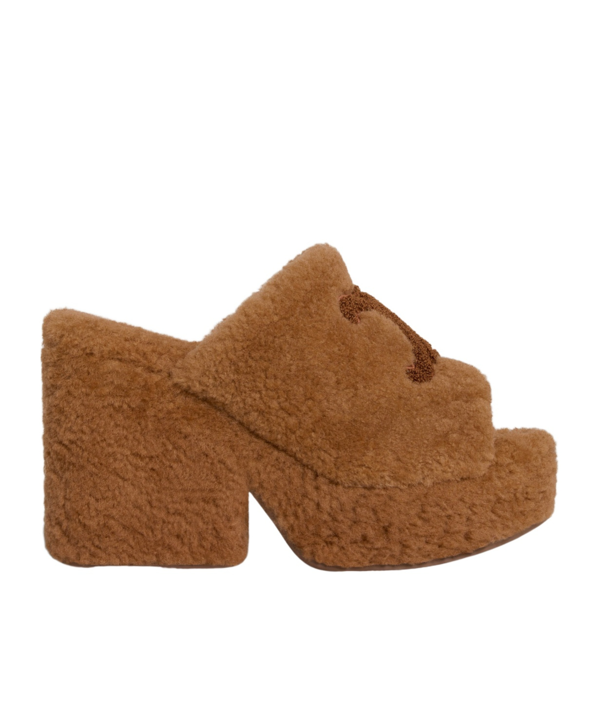Celine Wool High-heeled Sandals In Brown