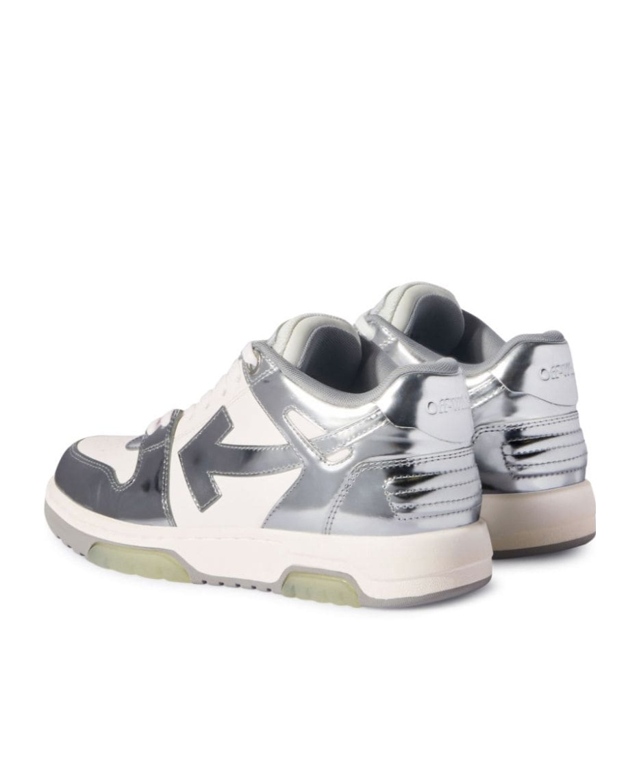 Off-white Metallicpanel Lowtop Sneaker In White