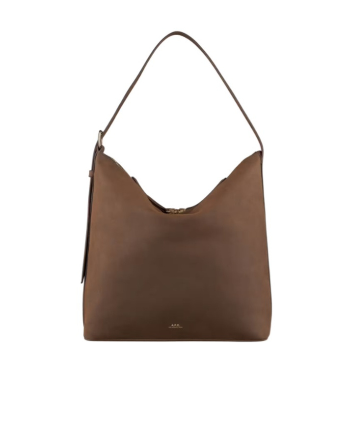 Apc Vera Shoulder Bag In Brown