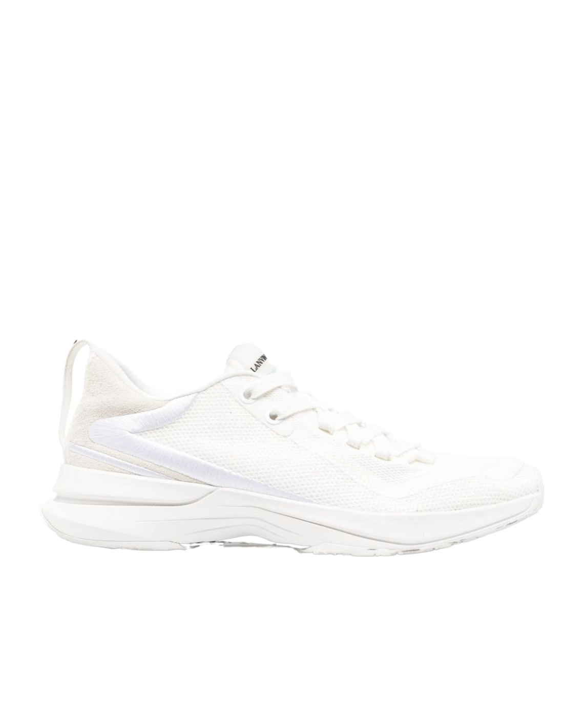 Lanvin Logo Logo Low Upper Board Shoes In White