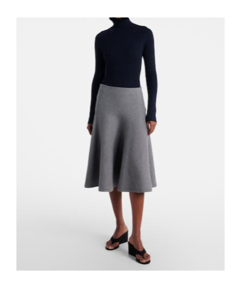 Alaïa Wool And Silk-blend Turtleneck Sweater In Black