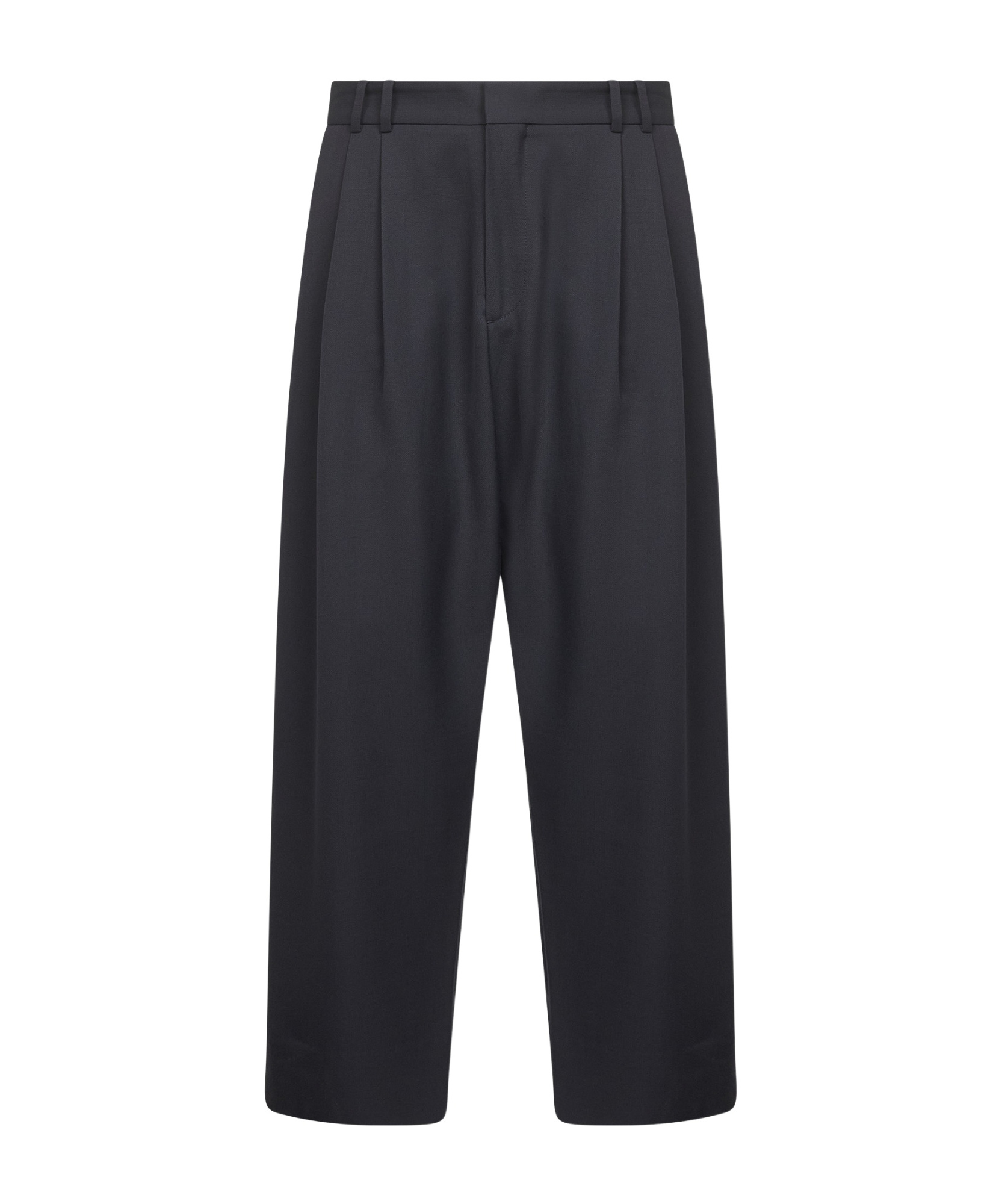 Studio Nicholson Belt Loop Casual Pants In Black